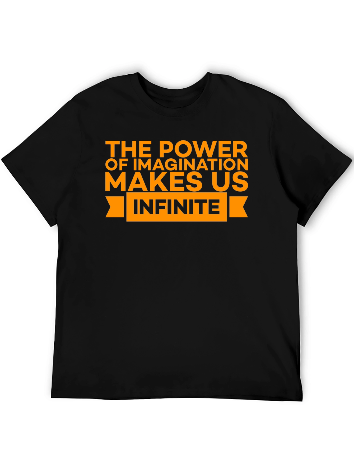 Infinite Imagination Black Graphic Tee