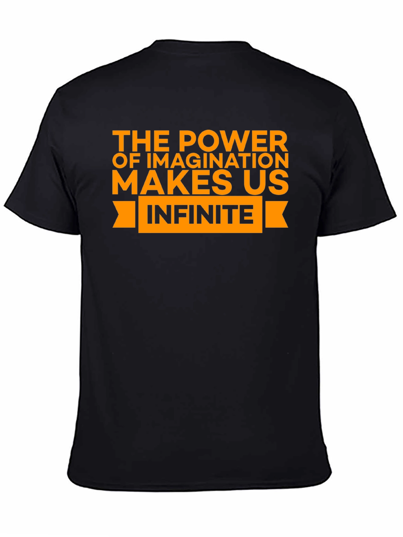 Infinite Imagination Black Graphic Tee