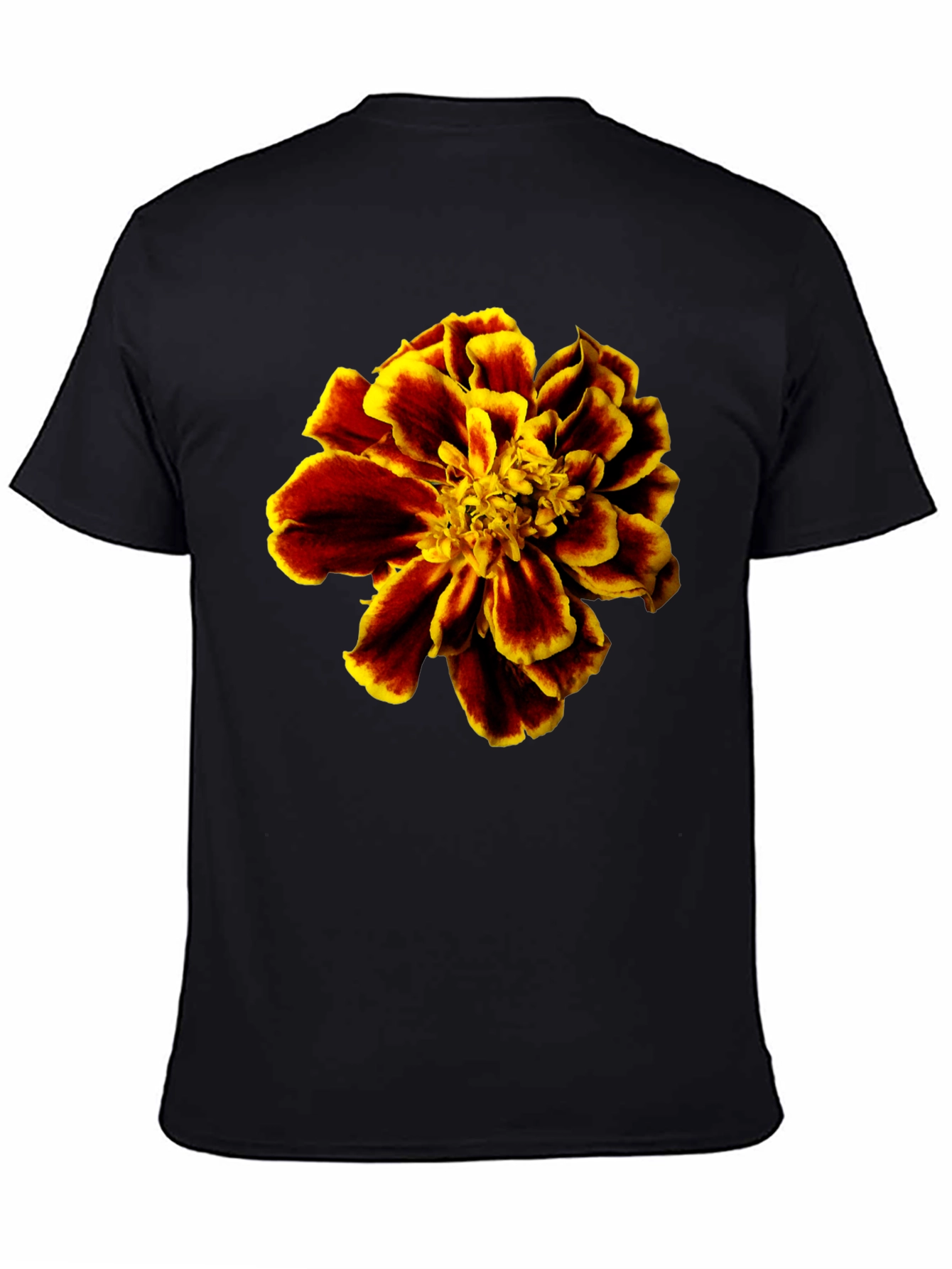 Floral Print T-Shirt - Bold Flower Design
