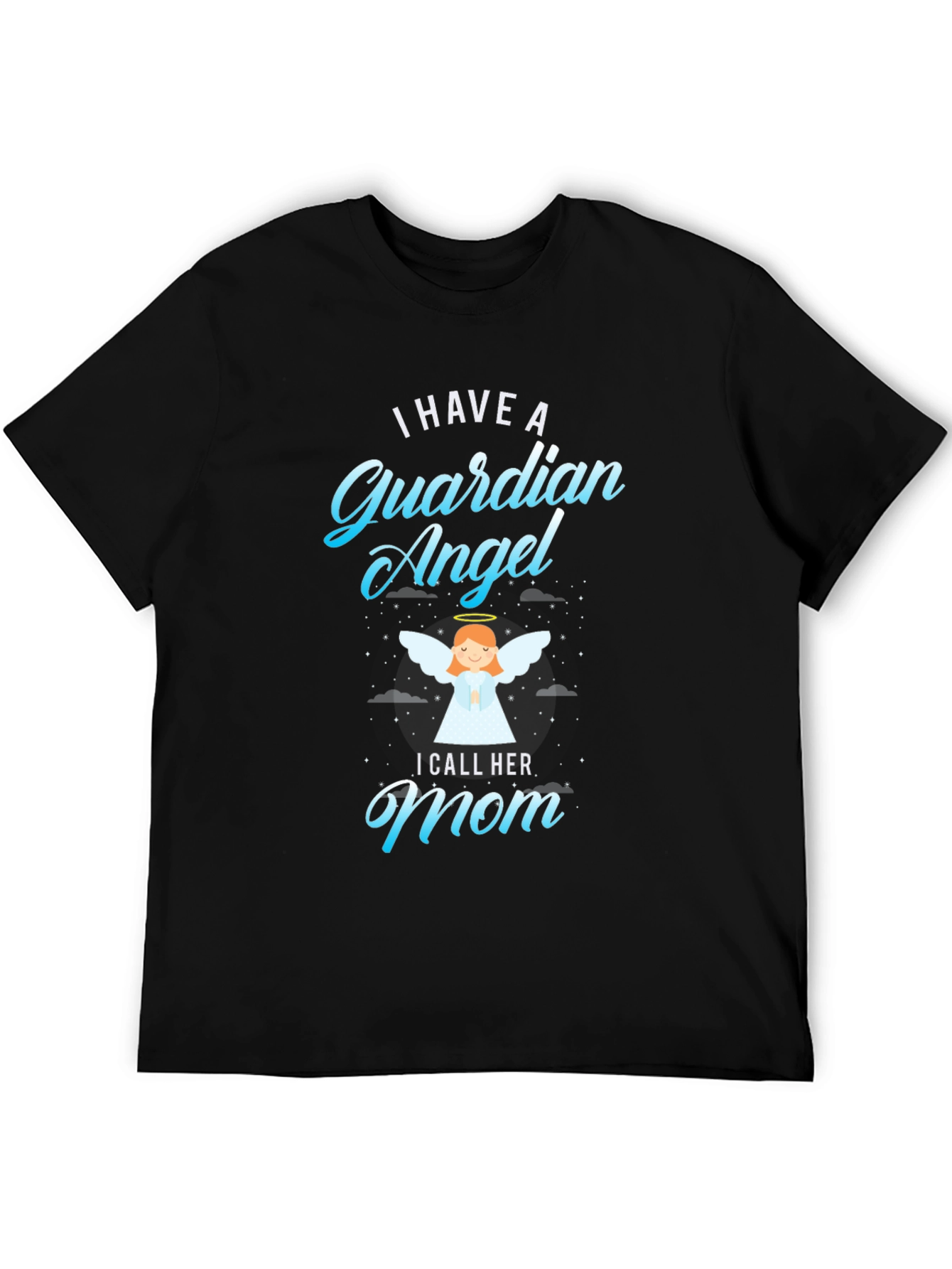 Guardian Angel Mom T-Shirt - Memorial Gift