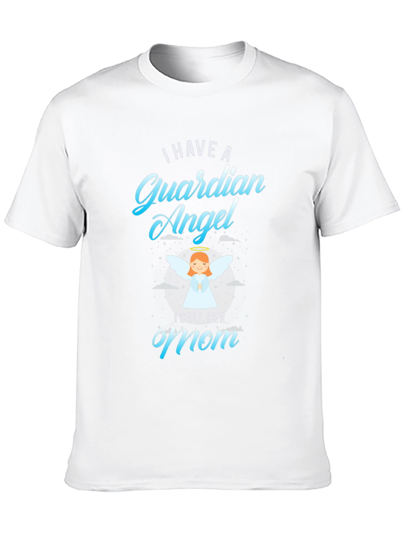 Guardian Angel Mom T-Shirt - Memorial Gift