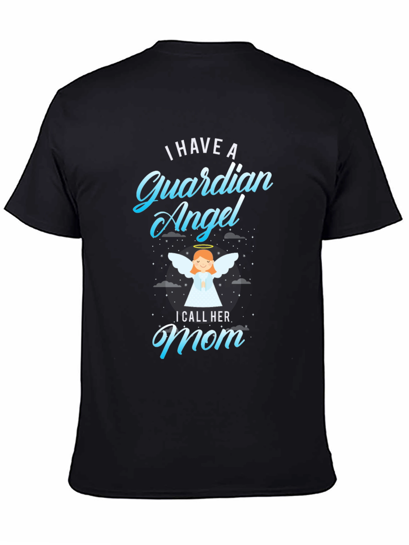Guardian Angel Mom T-Shirt - Memorial Gift