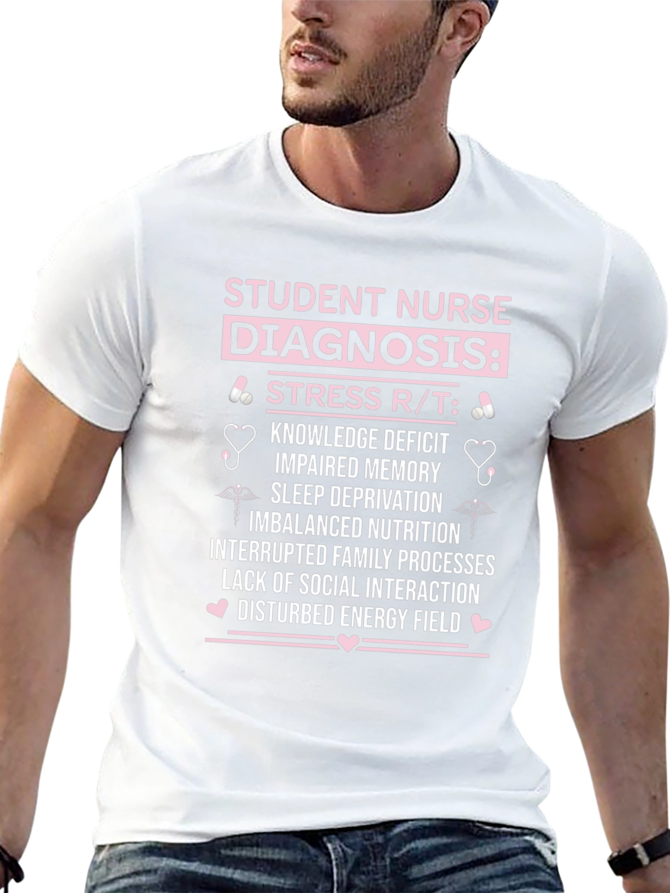 Student Nurse Diagnosis Graphic Tee