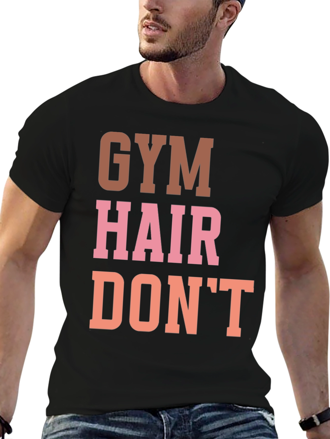 Gym Hair Dont Care Graphic Tee
