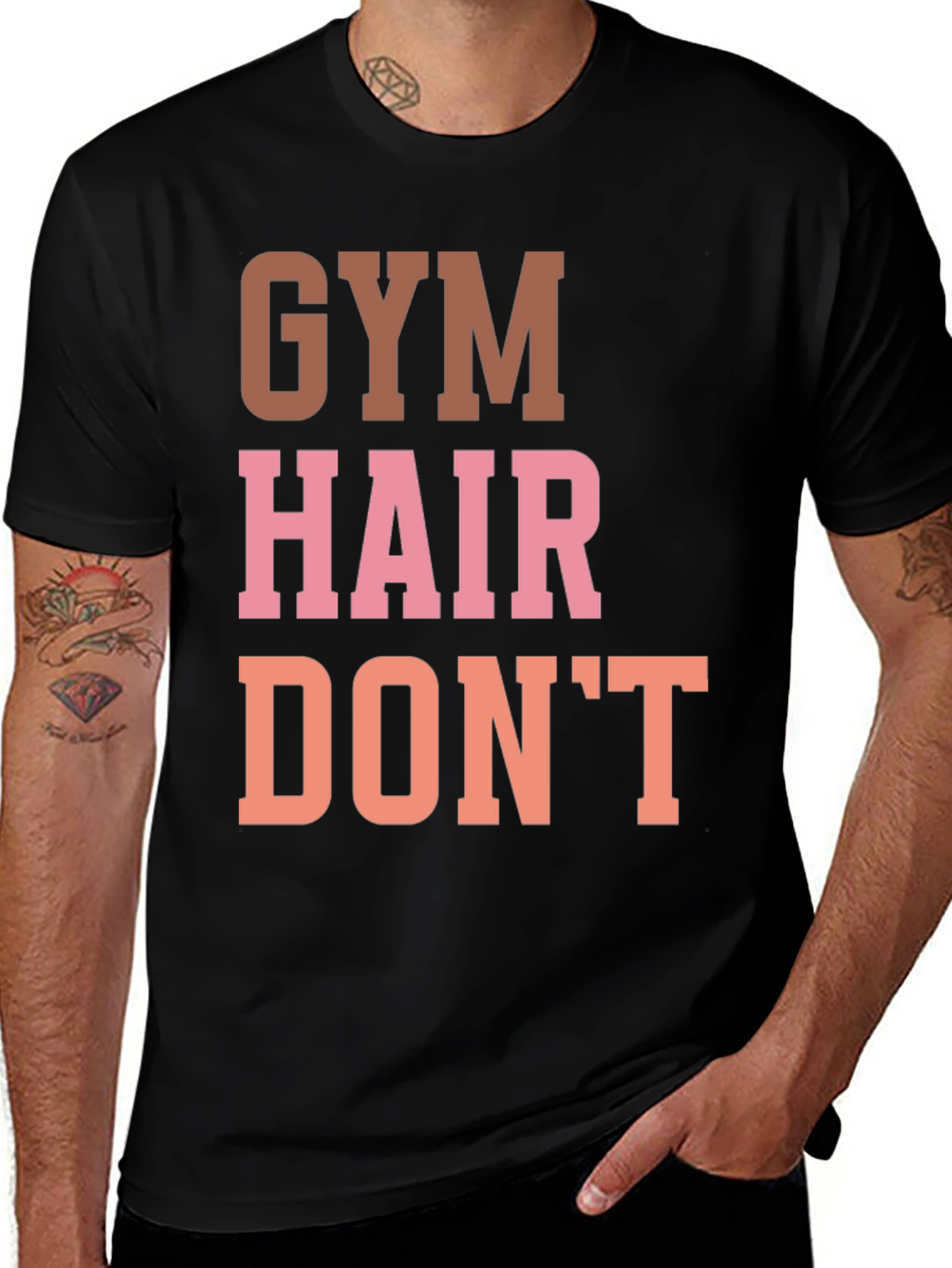 Gym Hair Dont Care Graphic Tee
