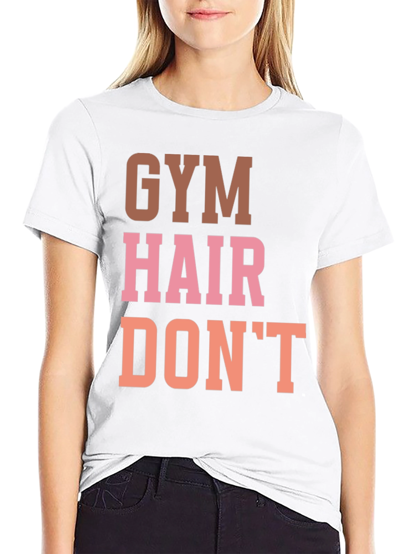 Gym Hair Dont Care Graphic Tee