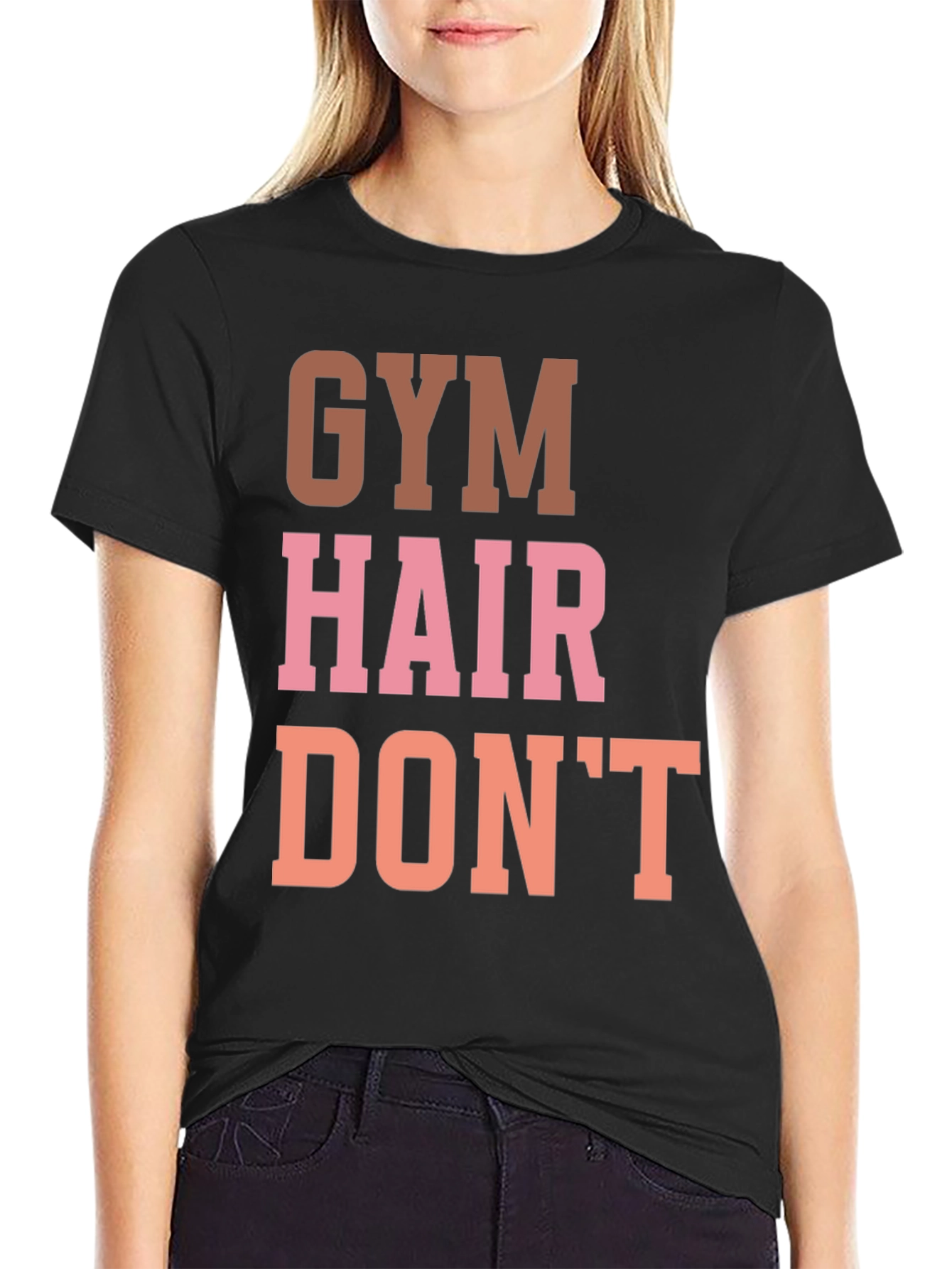 Gym Hair Dont Care Graphic Tee