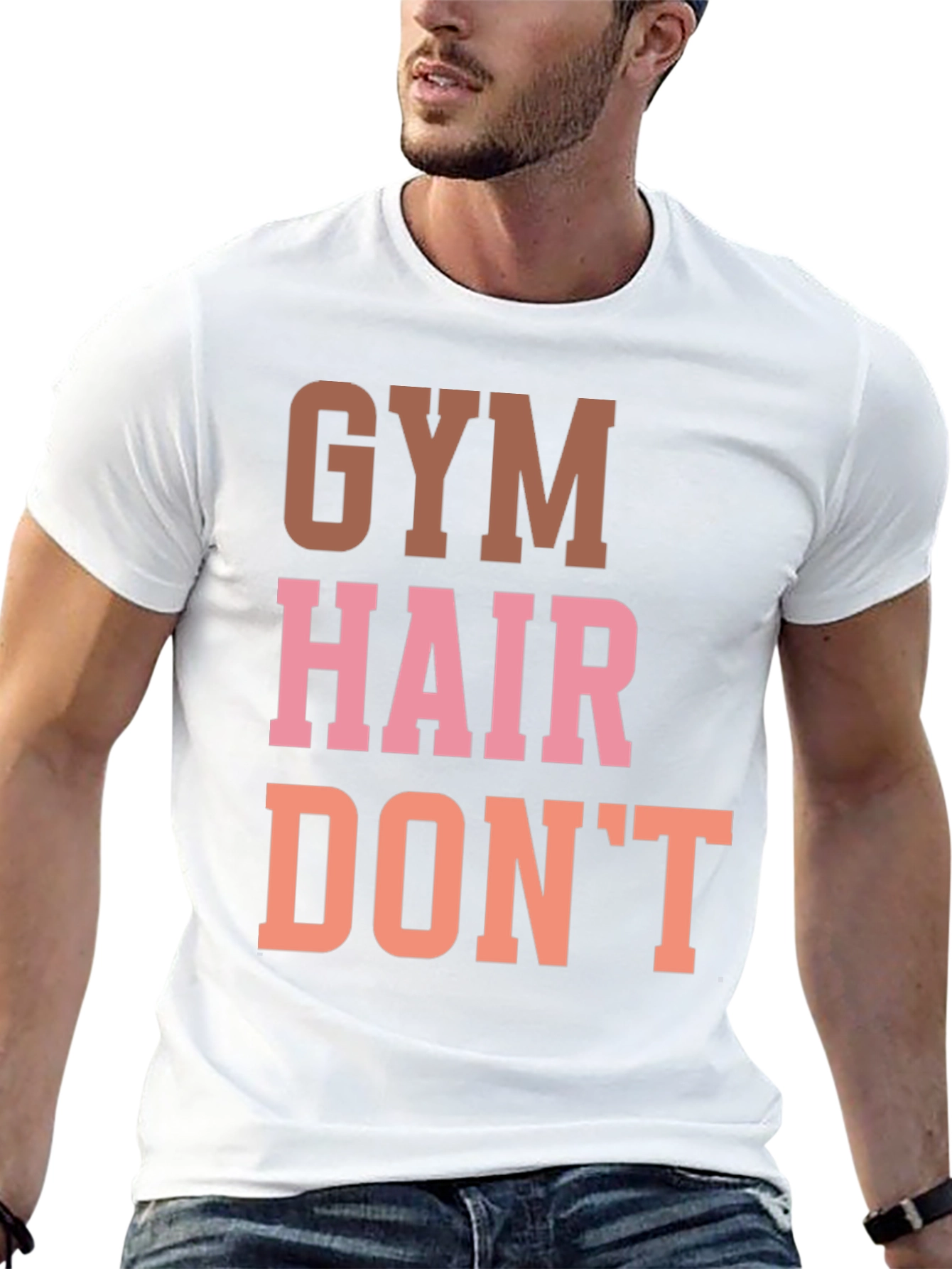 Gym Hair Dont Care Graphic Tee