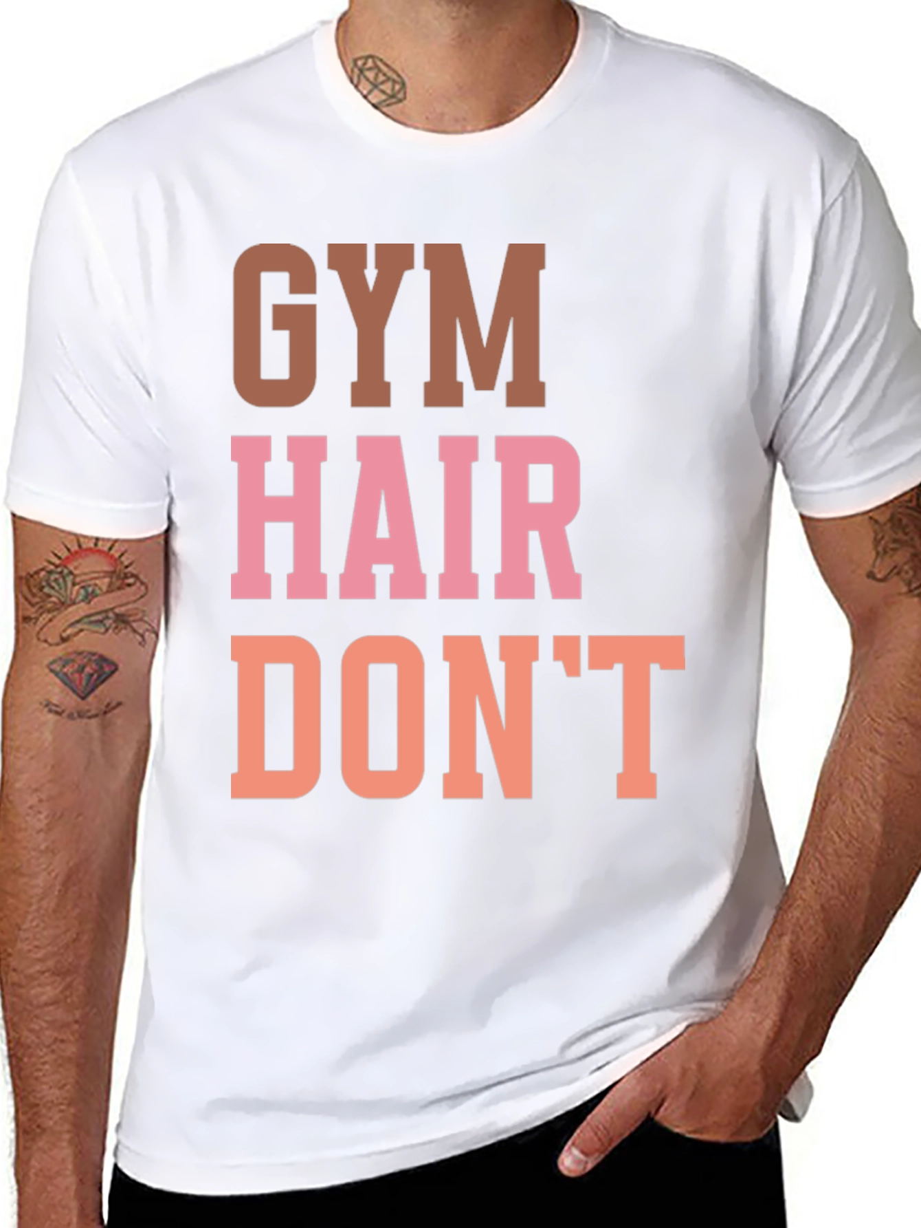 Gym Hair Dont Care Graphic Tee