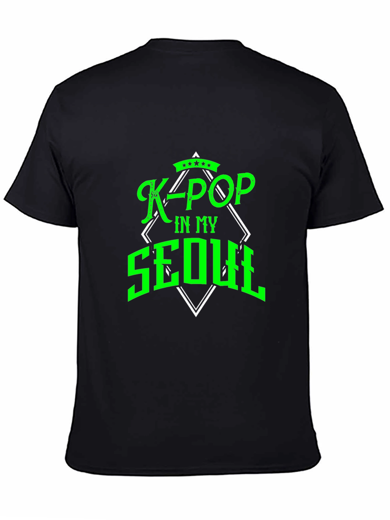 K-POP In My Seoul Black T-Shirt