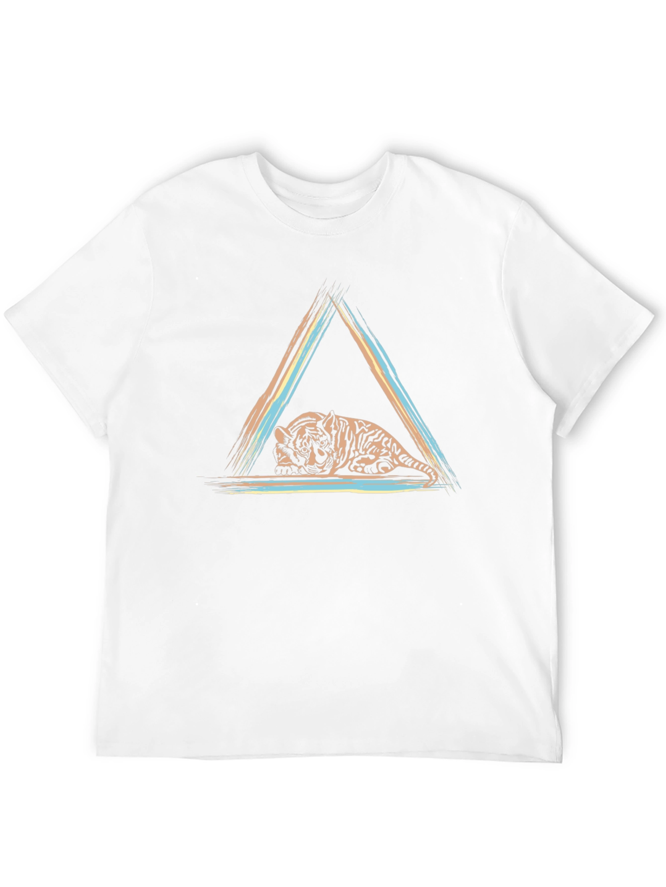 Tiger Graphic Tee - Black Short Sleeve T-Shirt