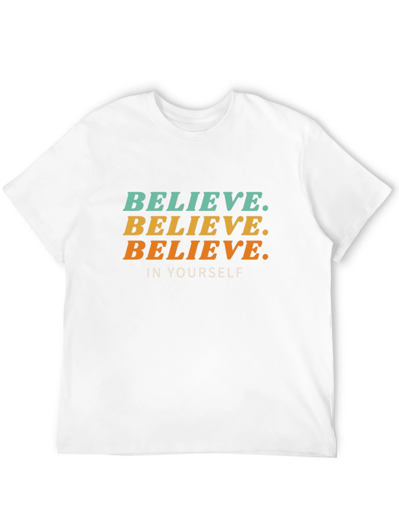 Believe In Yourself Black T-Shirt