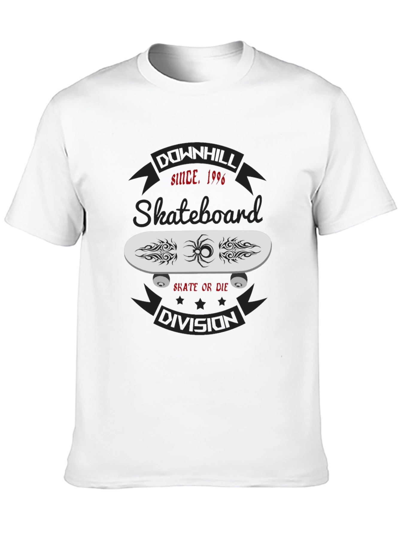 Downhill Skateboard Division T-Shirt - Skate or Die!