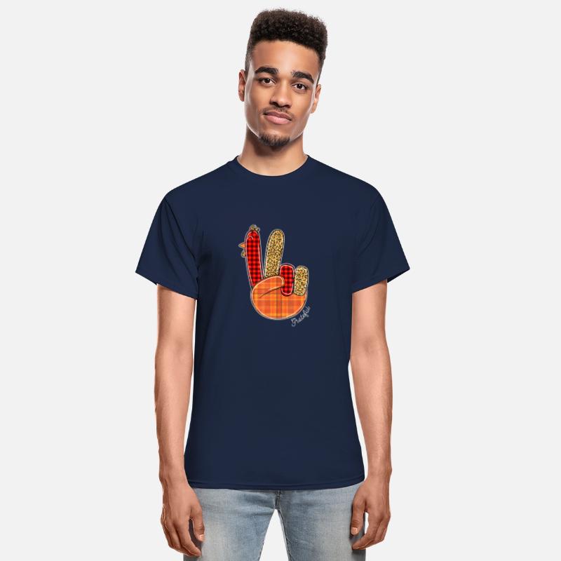Peace Love Turkey Grateful Turkey Hand Sign Thanks