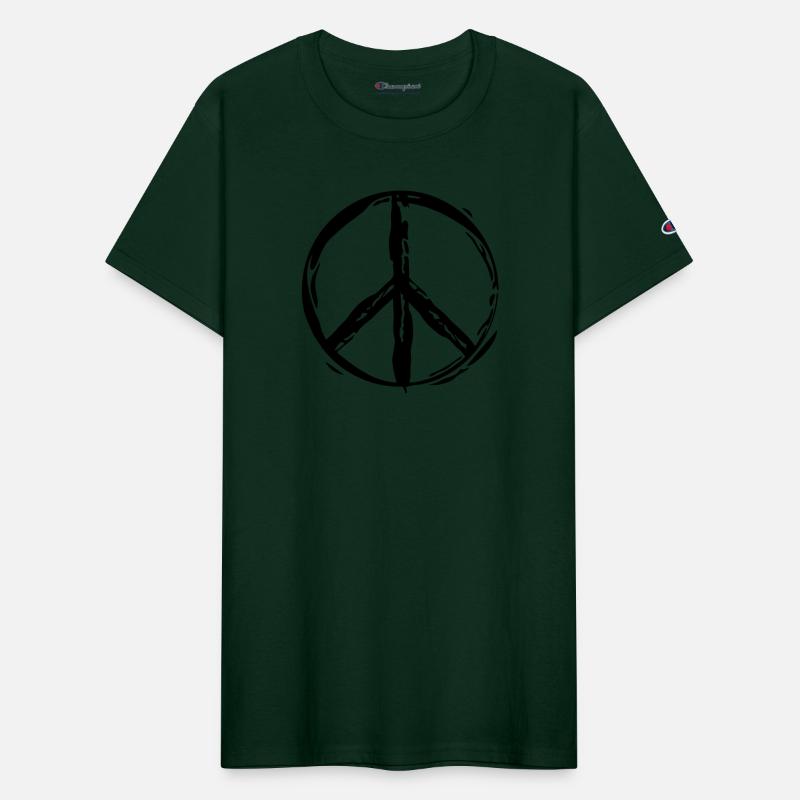 peace sign necklace peace hippie symbol war protes