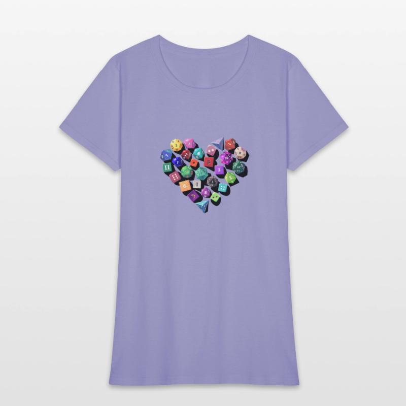 Pen and Paper Dices Heart