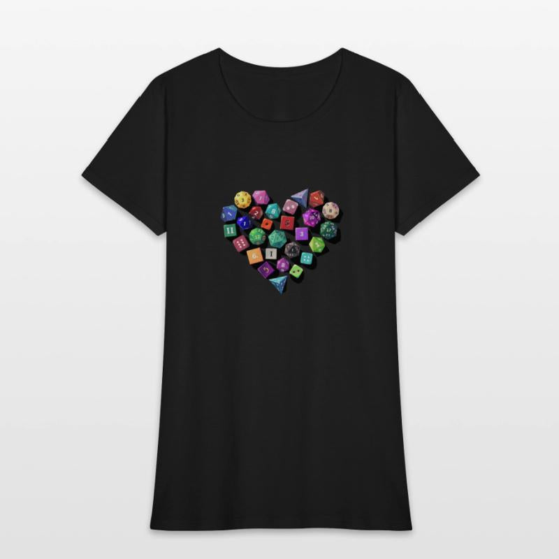 Pen and Paper Dices Heart