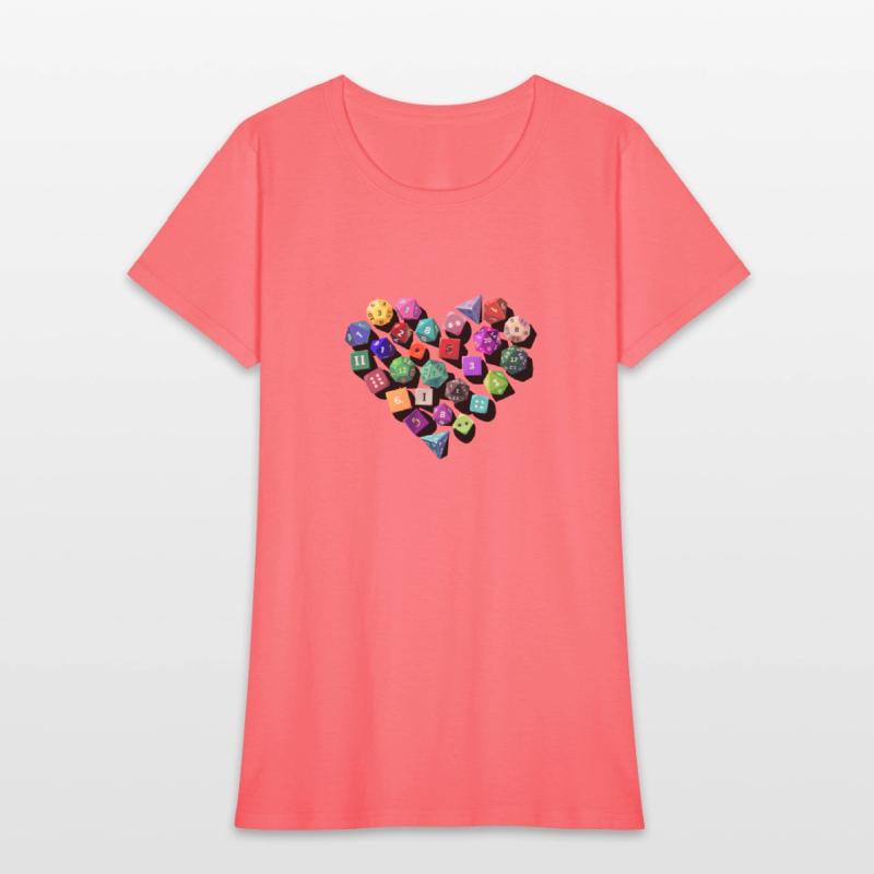 Pen and Paper Dices Heart