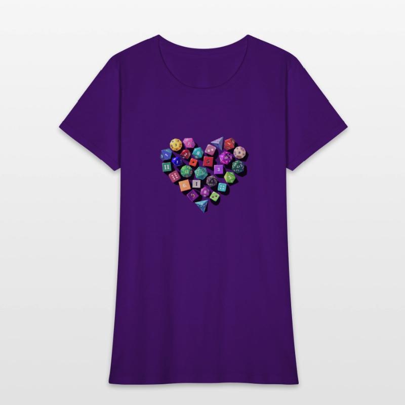 Pen and Paper Dices Heart