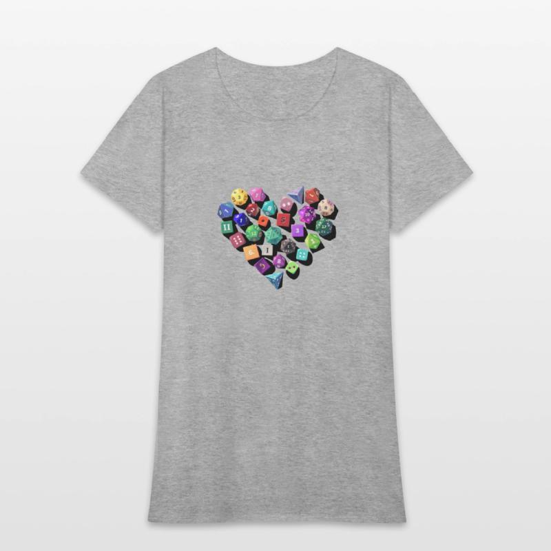 Pen and Paper Dices Heart