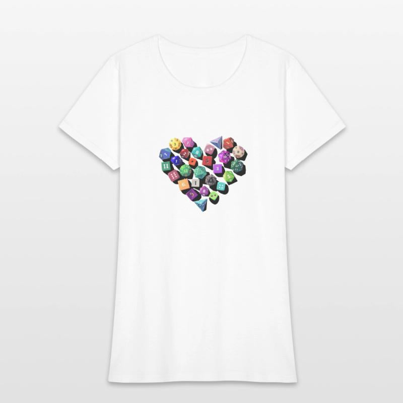 Pen and Paper Dices Heart