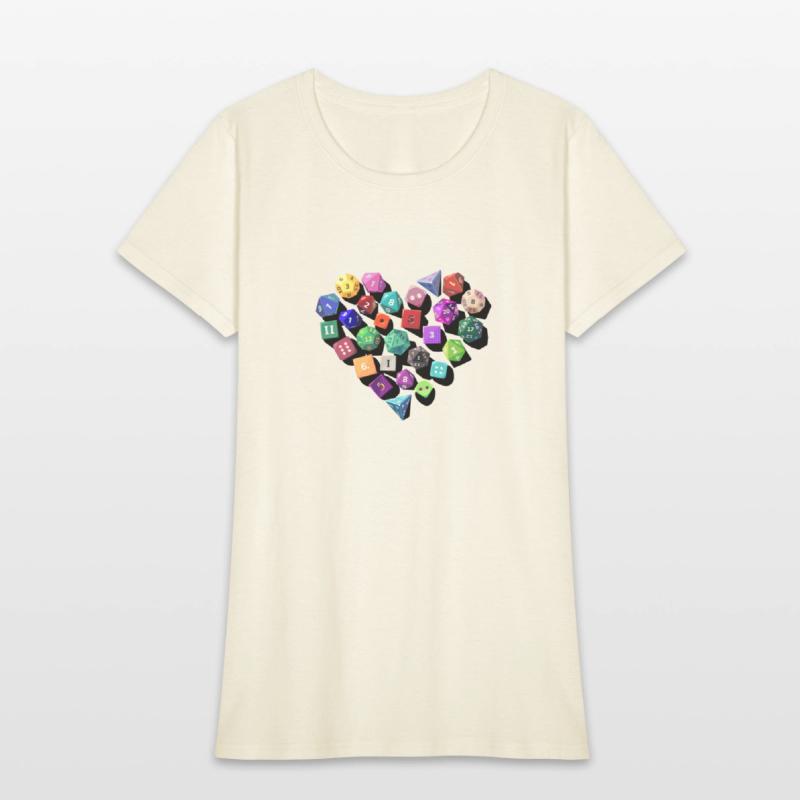 Pen and Paper Dices Heart