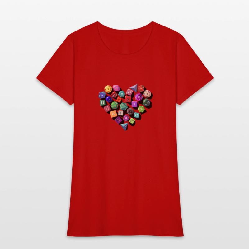 Pen and Paper Dices Heart
