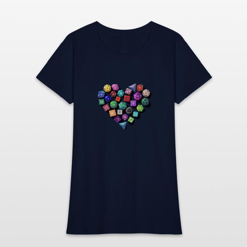 Pen and Paper Dices Heart