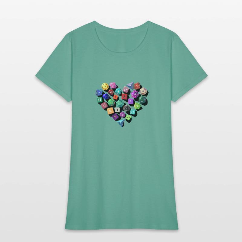 Pen and Paper Dices Heart