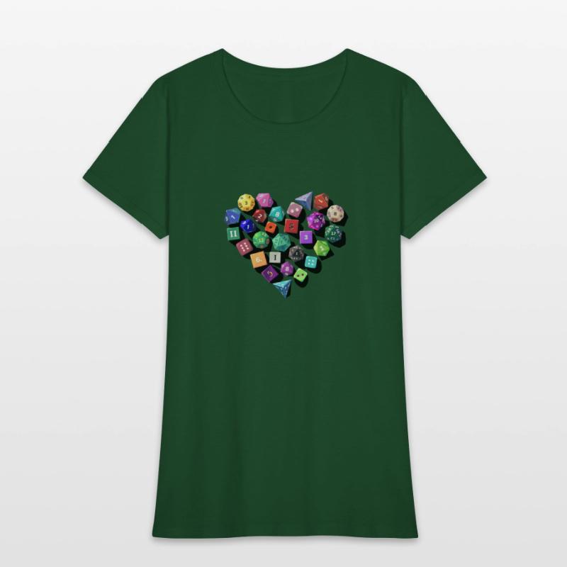Pen and Paper Dices Heart
