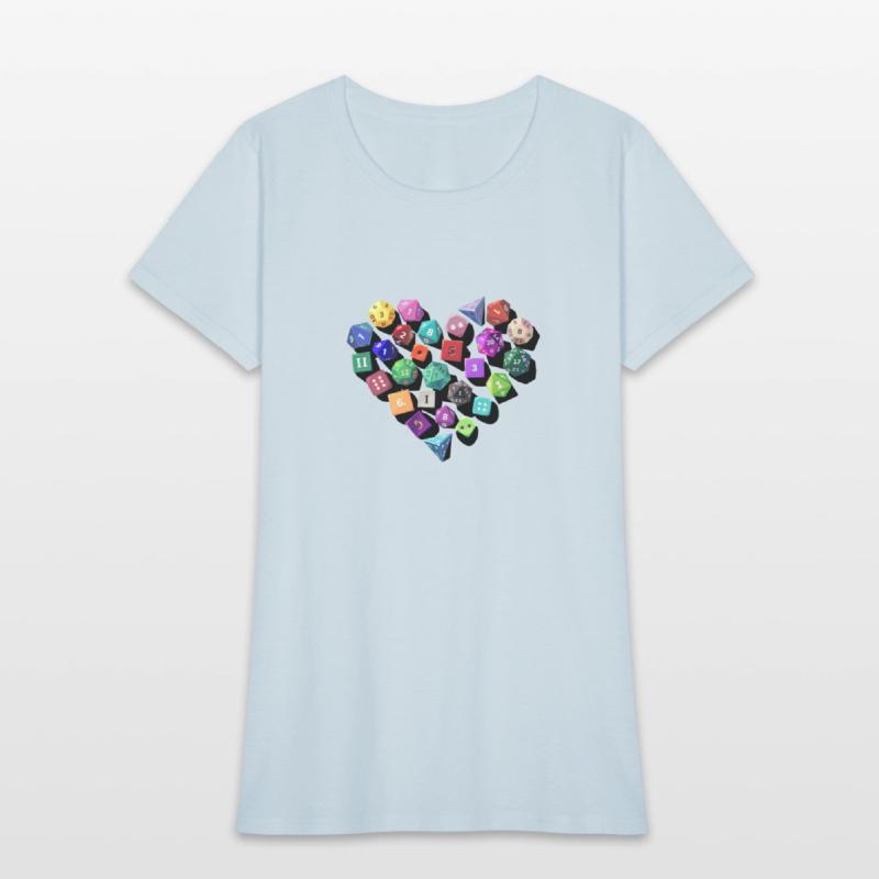 Pen and Paper Dices Heart