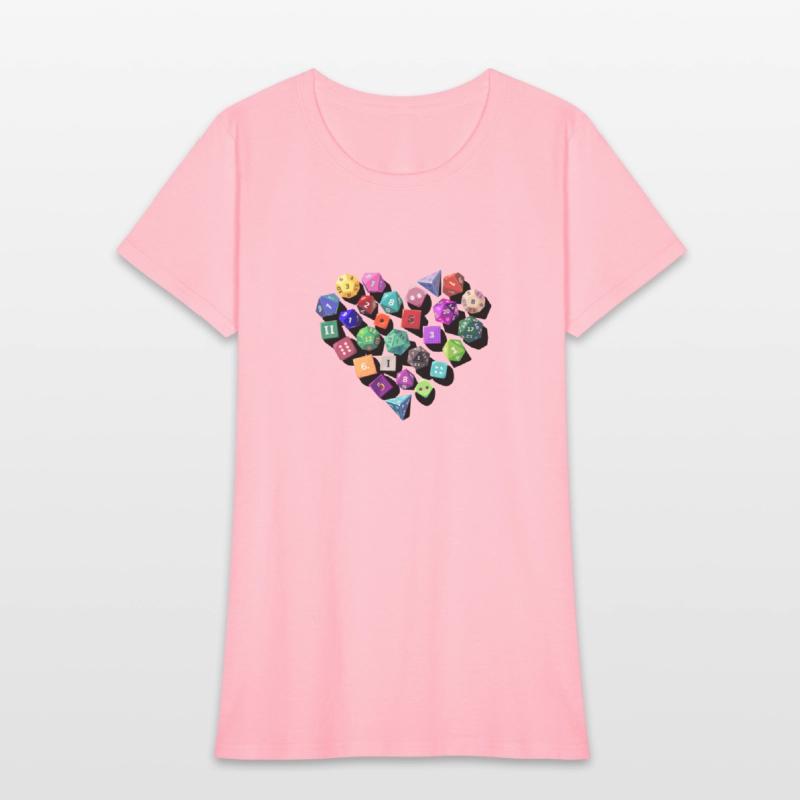 Pen and Paper Dices Heart