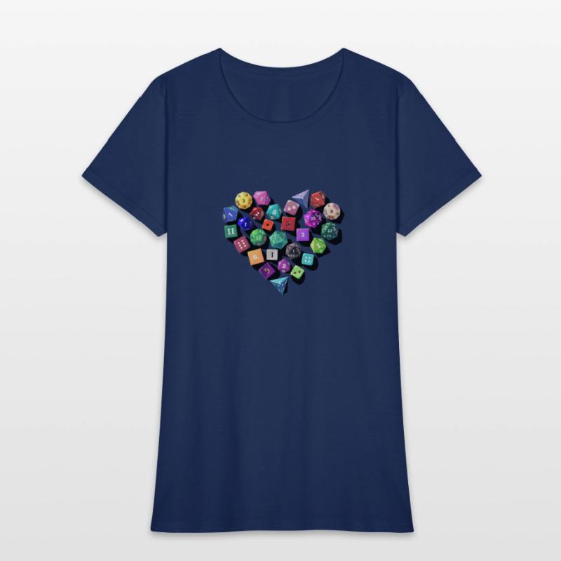 Pen and Paper Dices Heart