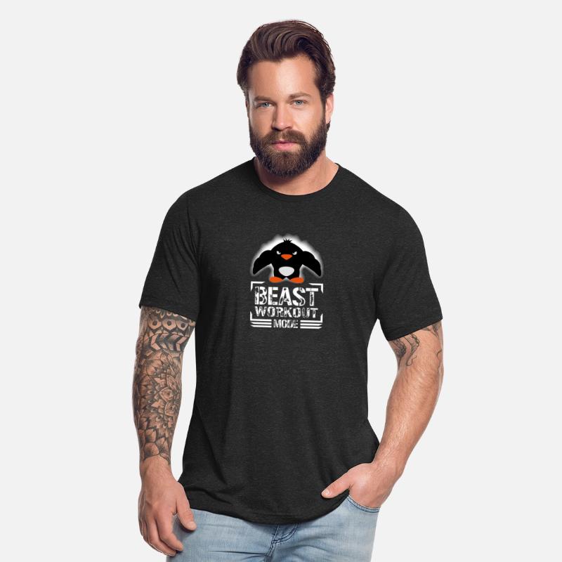 Penguin Biceps Beast Workout Mode Cool Bodybuilder