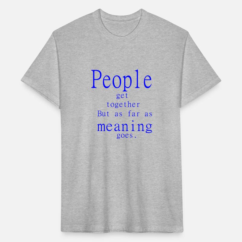People get together