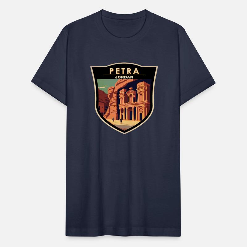 Petra Jordan Travel Art Badge