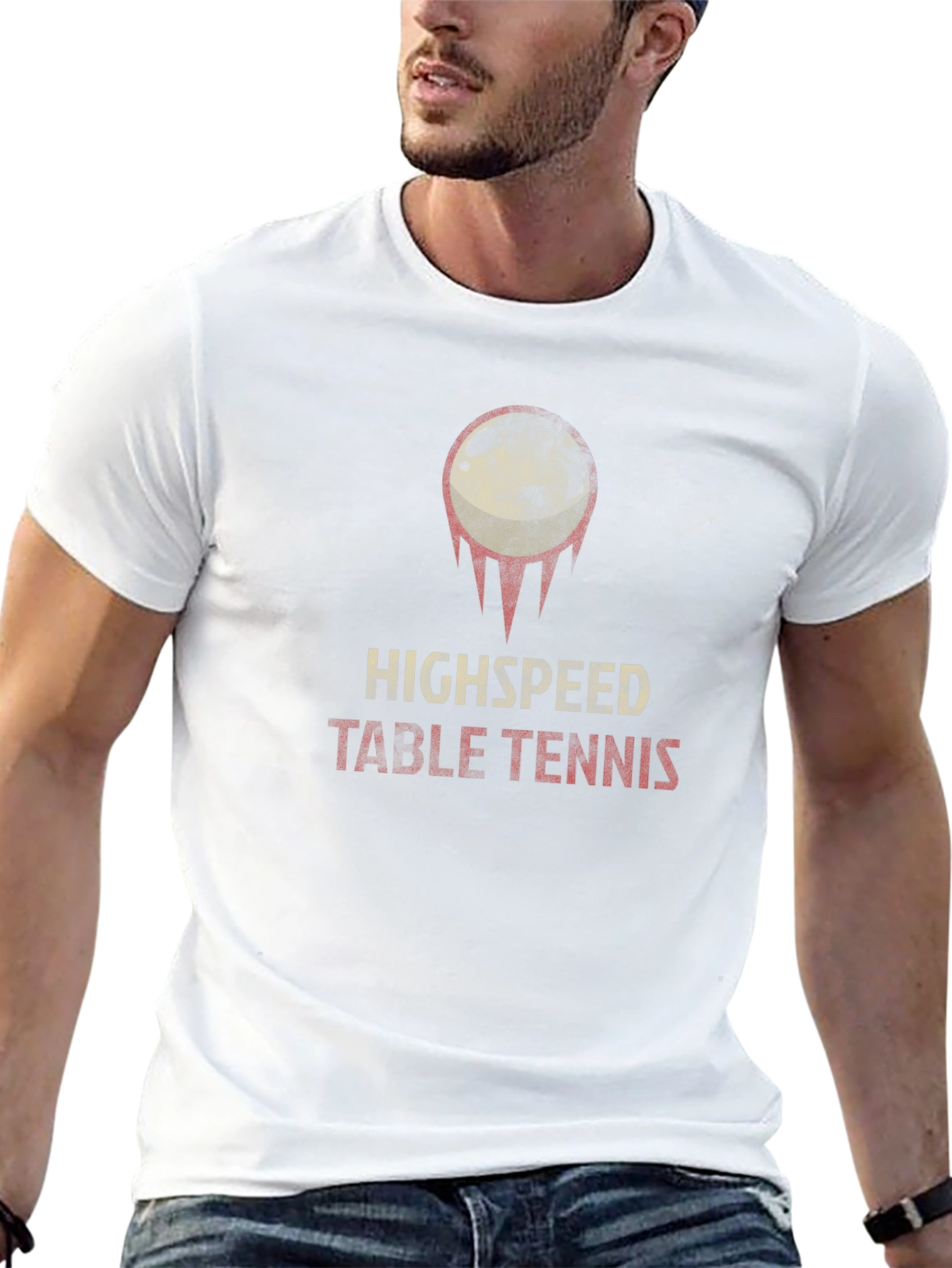 Highspeed Table Tennis Graphic T-Shirt