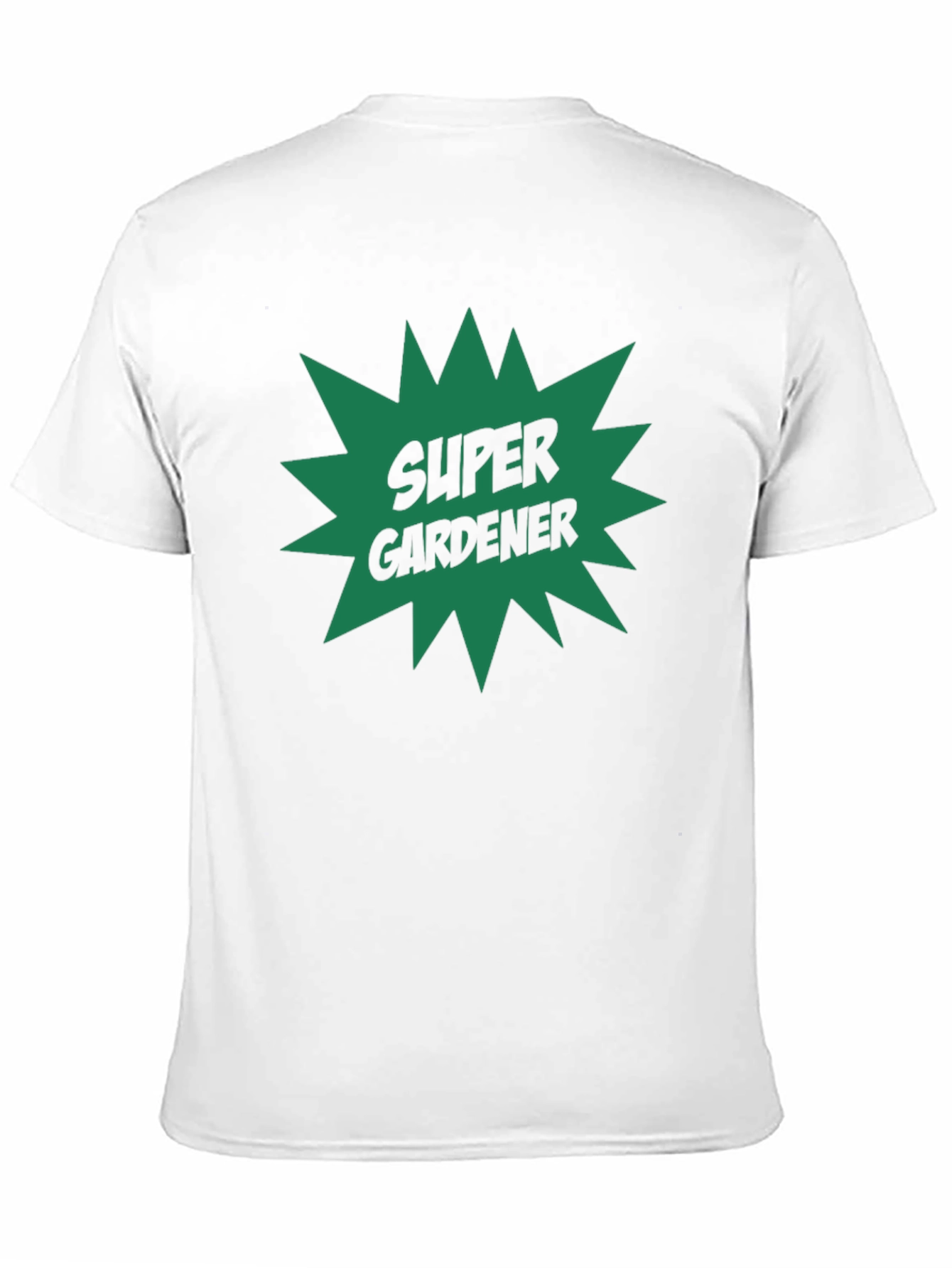 Super Gardener T-Shirt - Black Crew Neck Tee