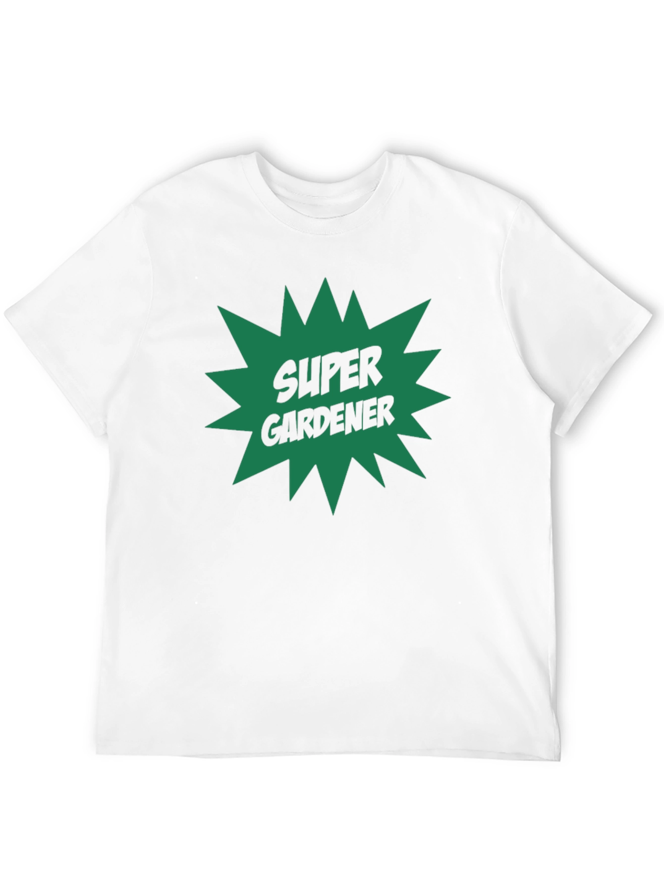 Super Gardener T-Shirt - Black Crew Neck Tee