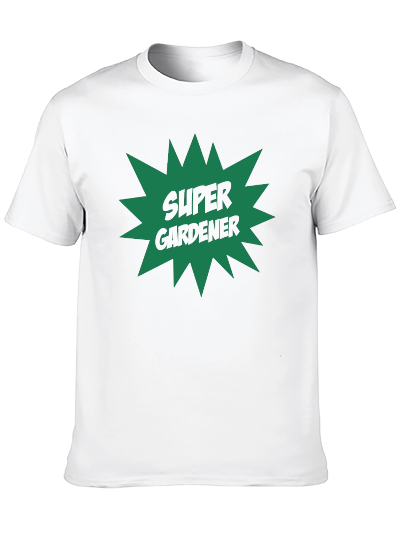 Super Gardener T-Shirt - Black Crew Neck Tee