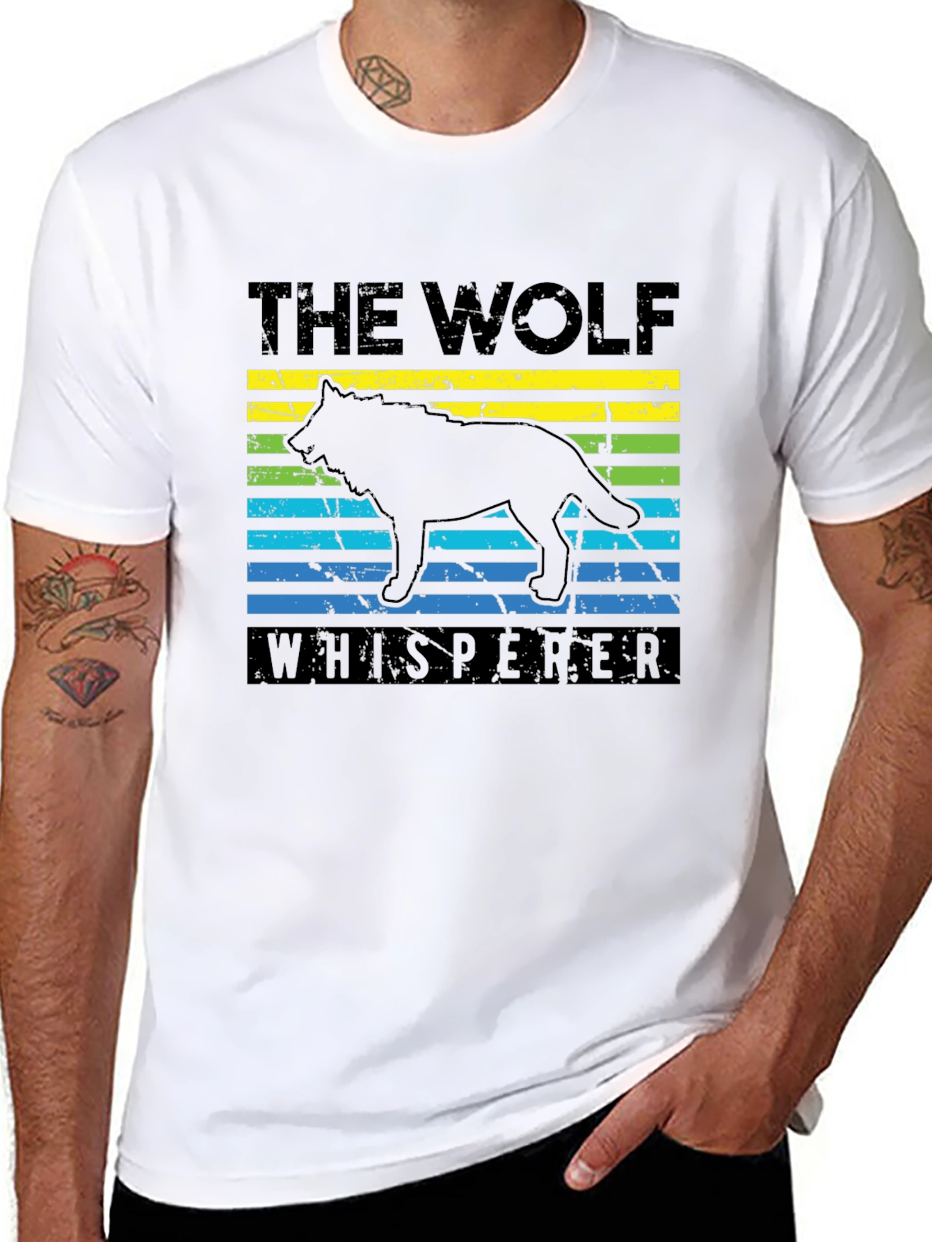 The Wolf Whisperer Graphic T-Shirt