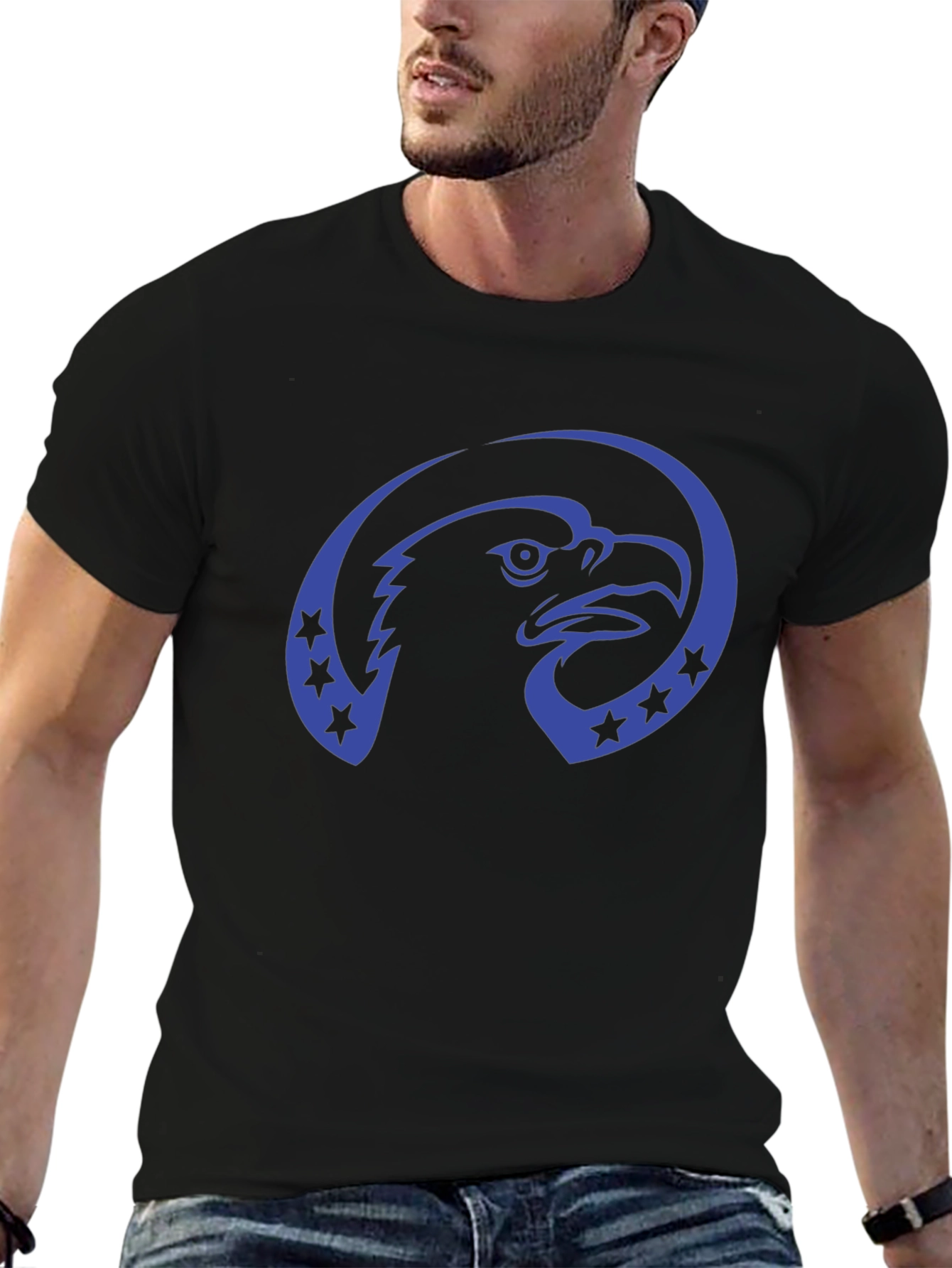 Eagle Graphic Tee - Patriotic USA Design