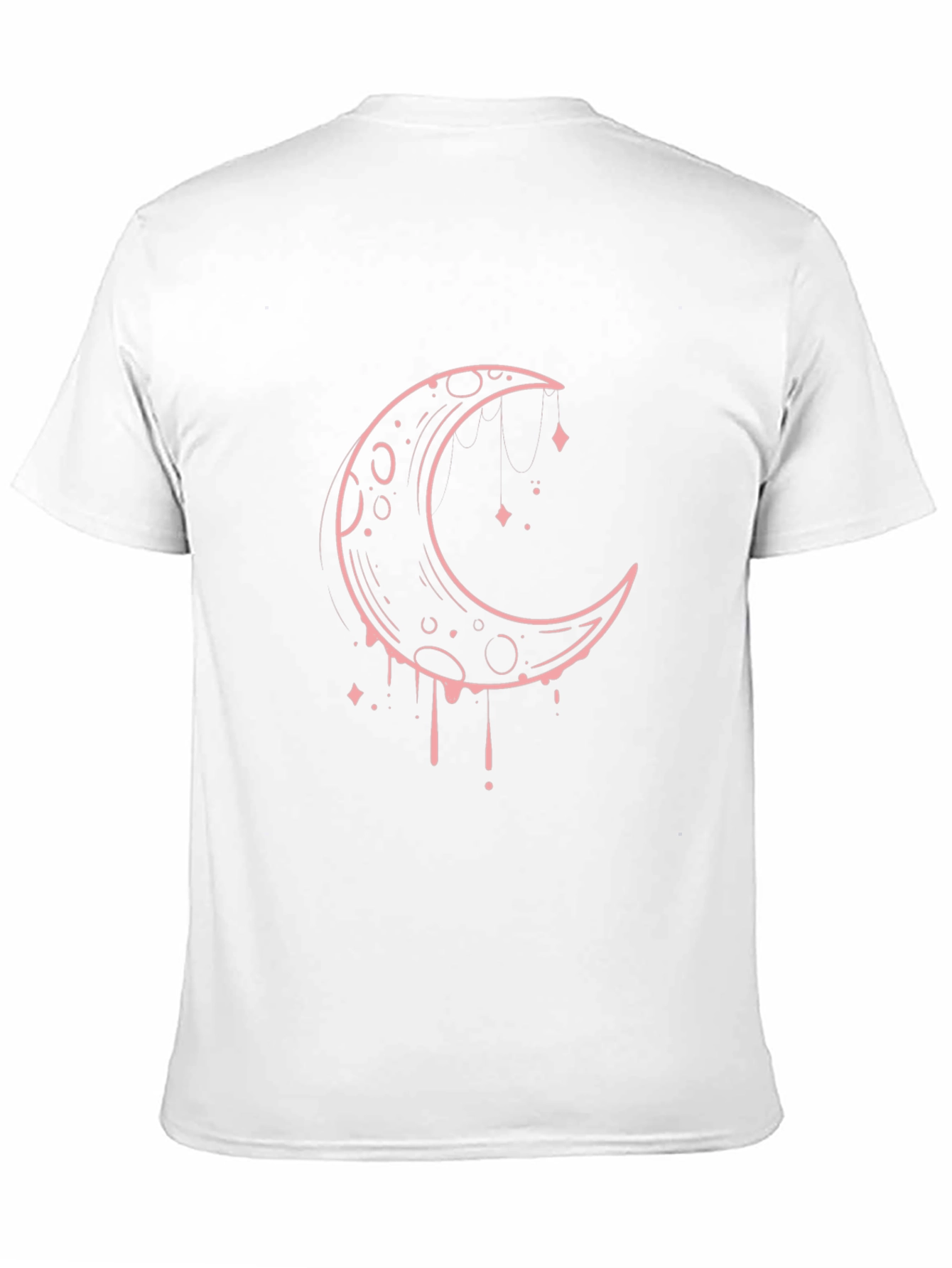 Crescent Moon Graphic Tee - Black