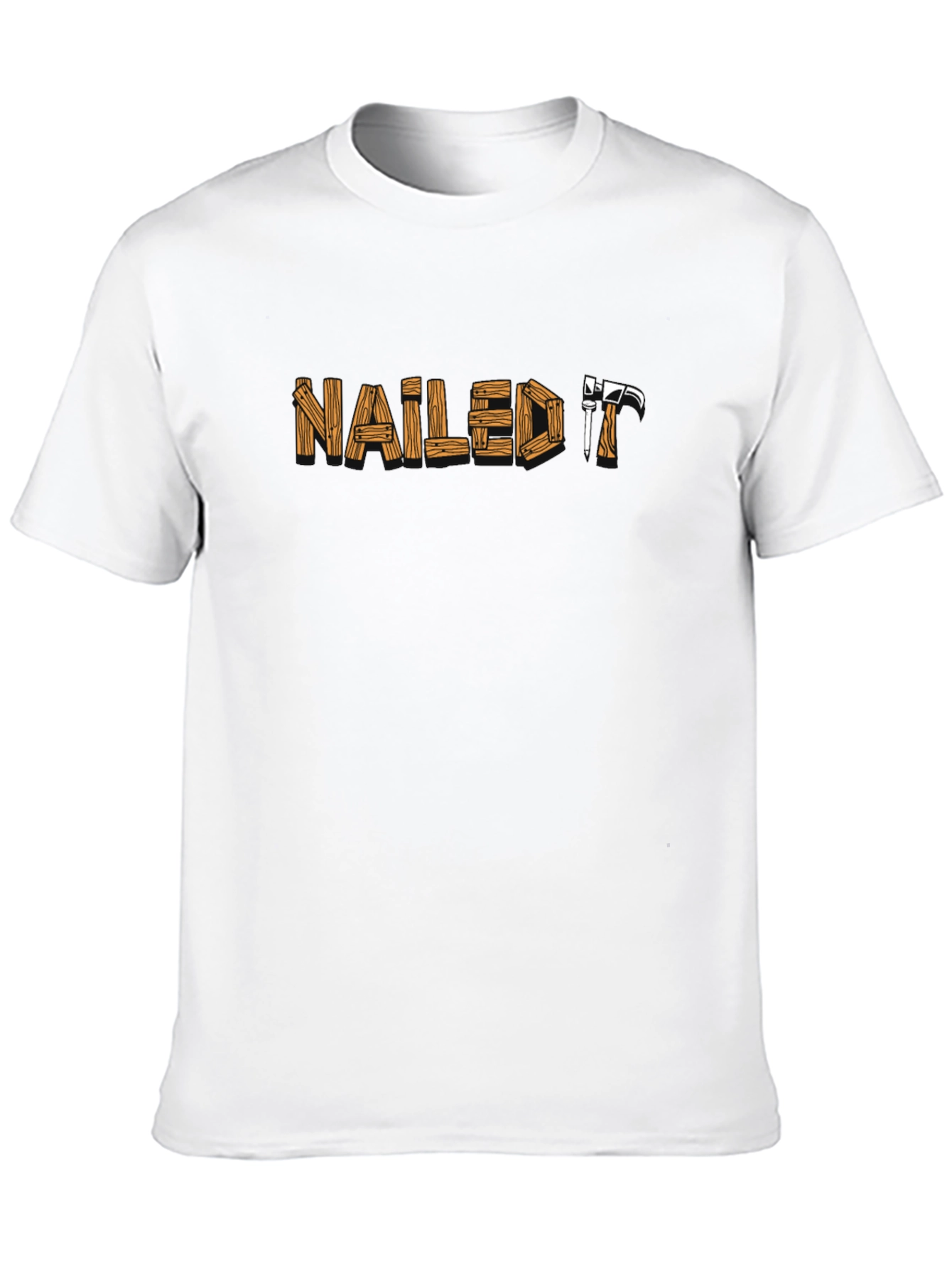 Nailed It Graphic T-Shirt - Crew Neck Casual