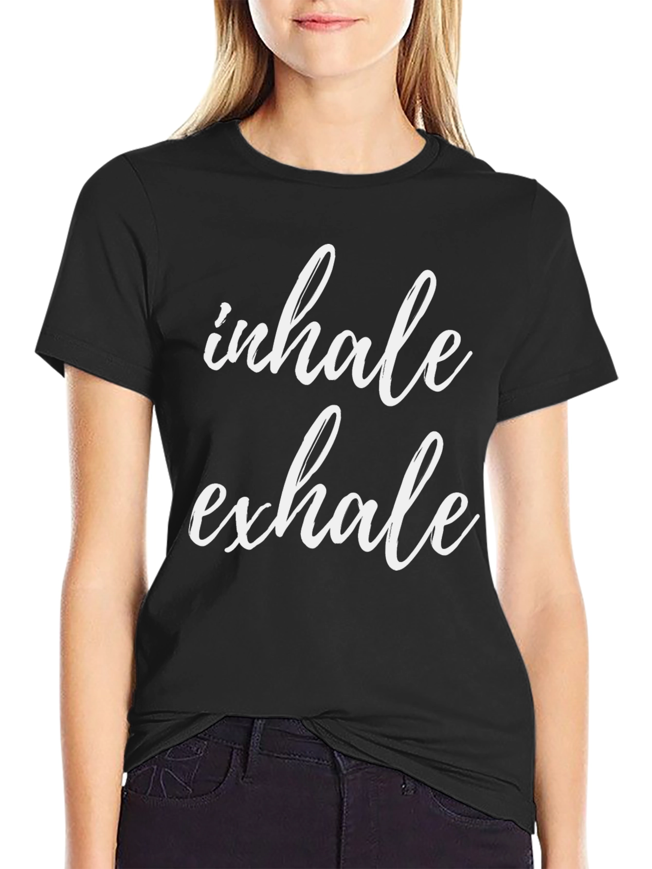 Inhale Exhale Graphic T-Shirt - Relaxed Fit