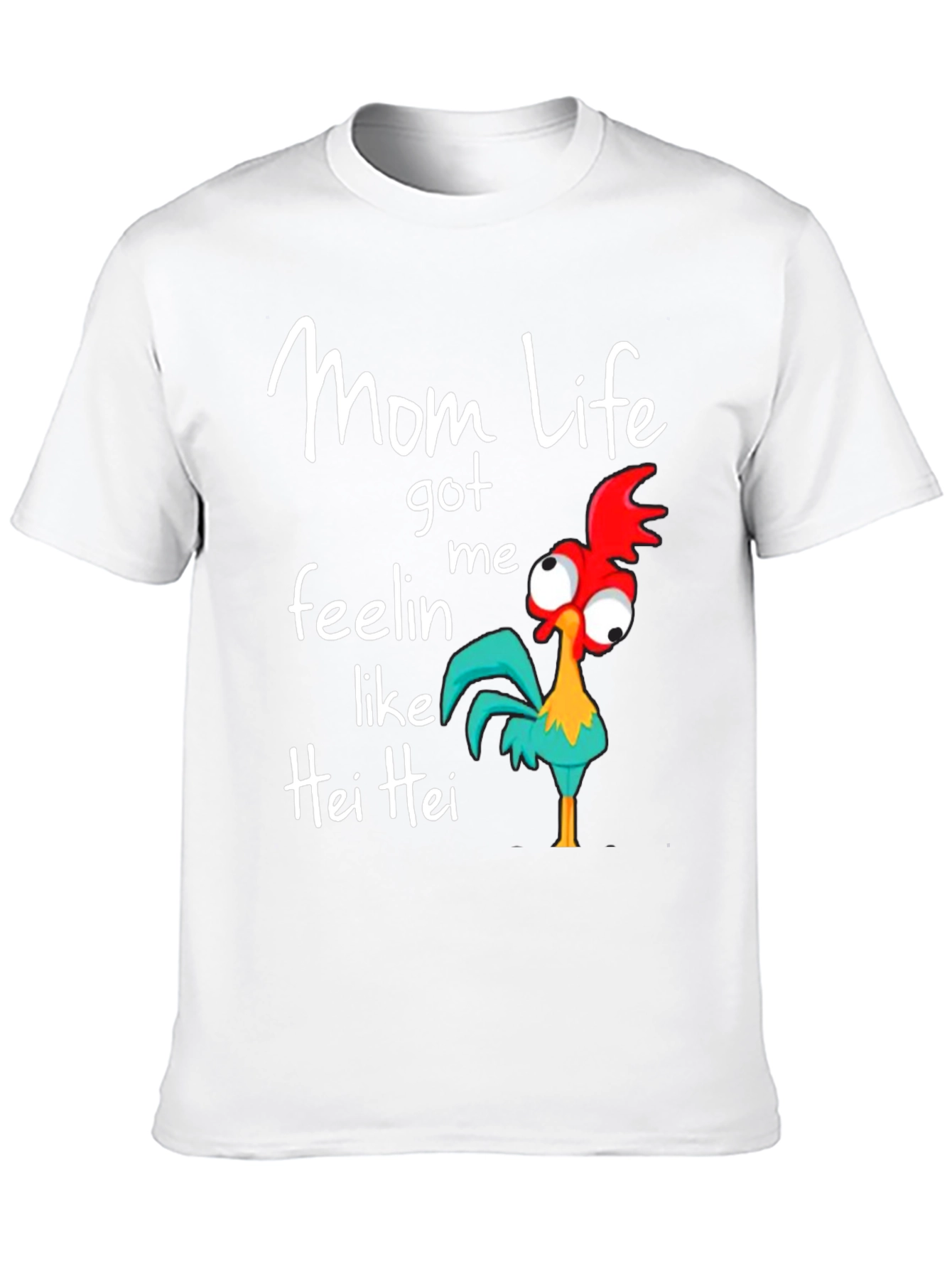 Mom Life Hei Hei Graphic Tee