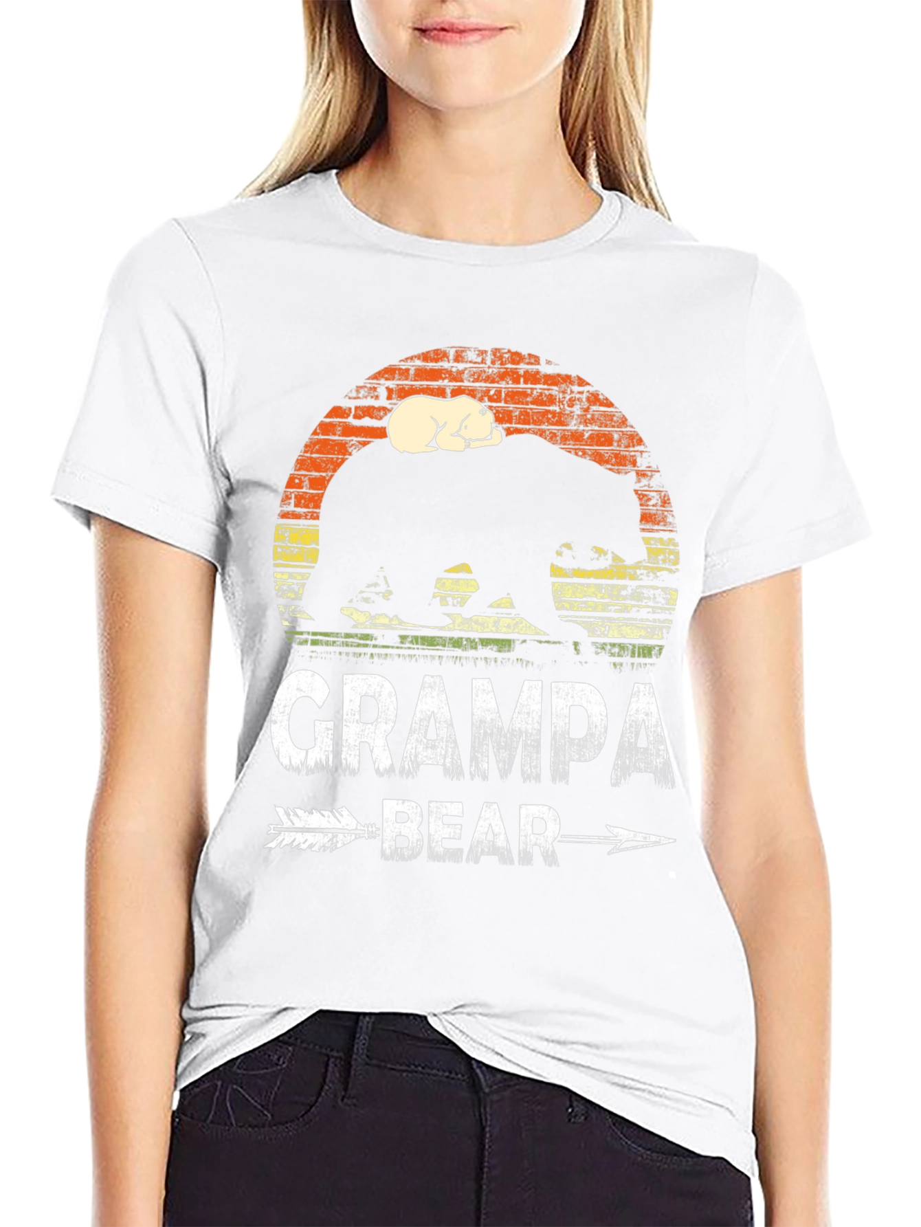 Grampa Bear T-Shirt - Cute Fathers Day Gift