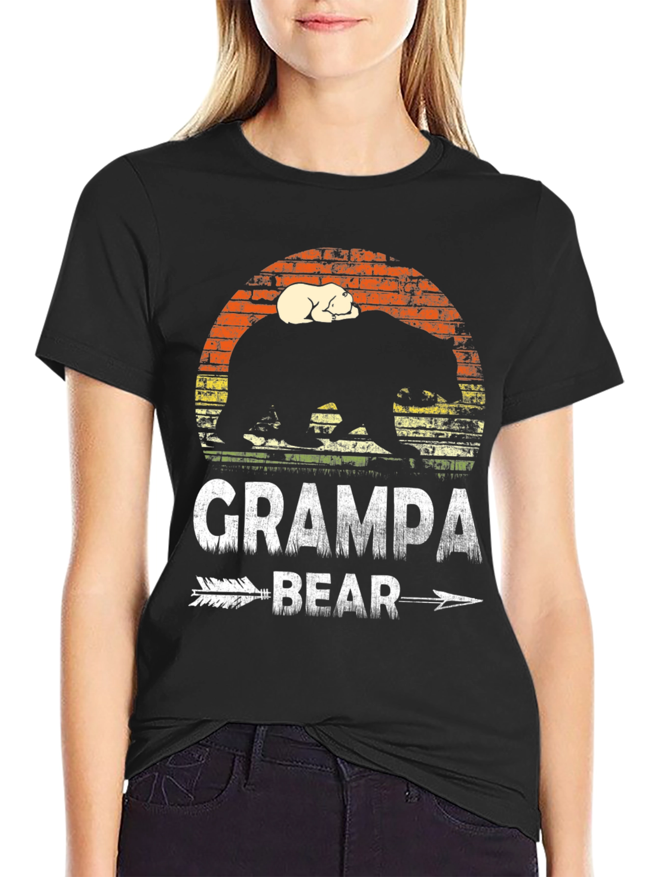 Grampa Bear T-Shirt - Cute Fathers Day Gift