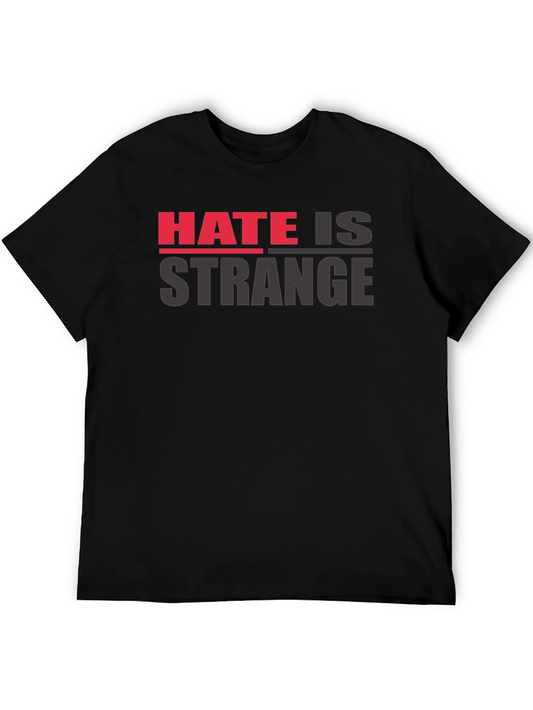 Hate Is Strange Graphic Tee - Black