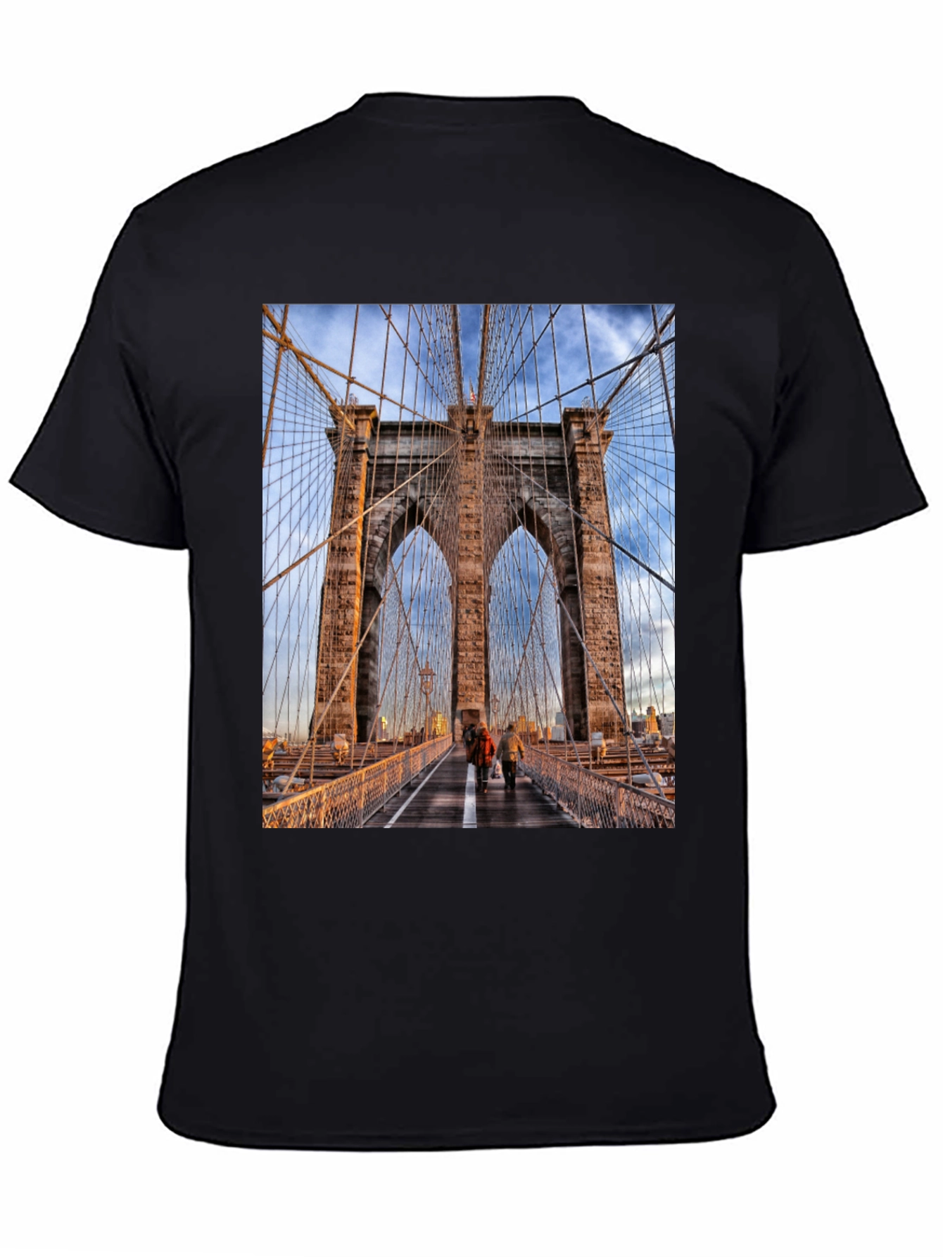 Brooklyn Bridge Black T-Shirt